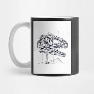 T Rex Skull Mug